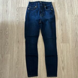 7 for all mankind jeans. Perfect condition. Skinny high rise